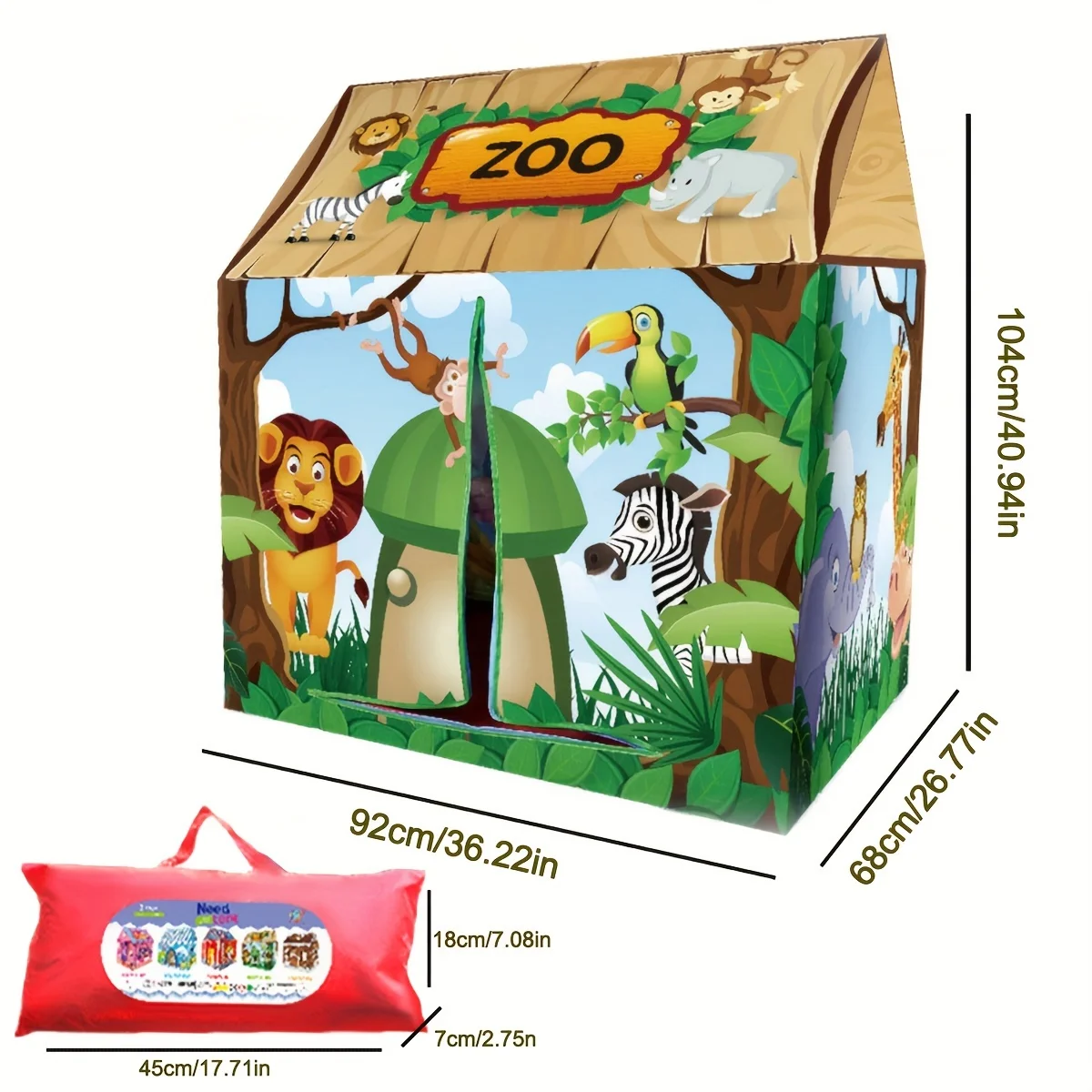 Tienda de juegos infantil plegable para interior y exterior - imagen 3