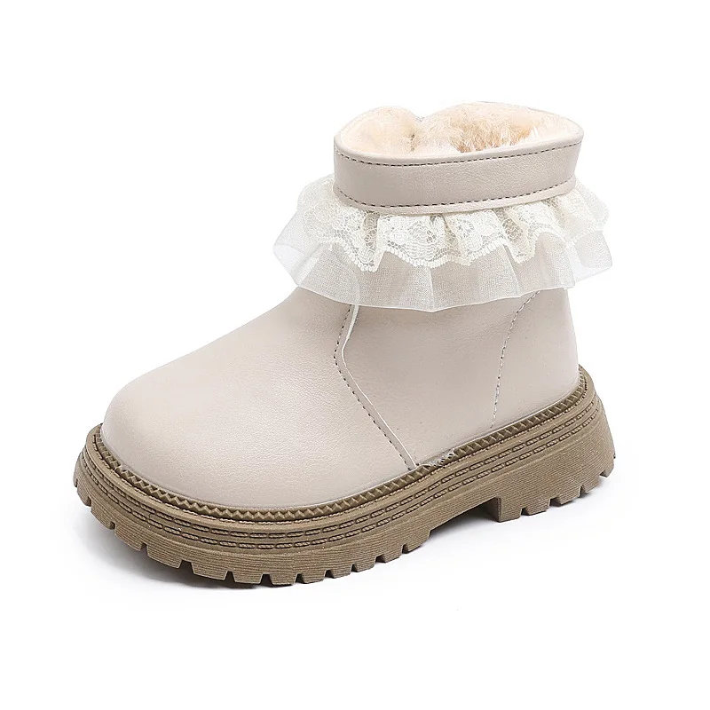 Botas de invierno para niñas antideslizantes cálidas y cómodas