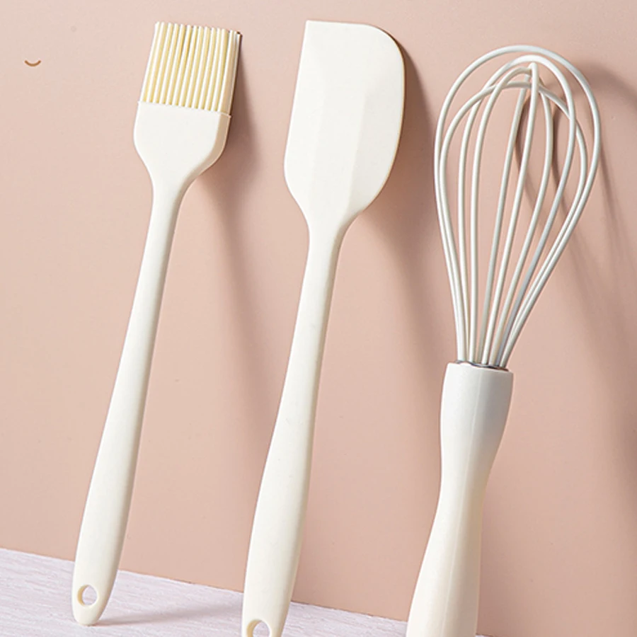 Set utensilios silicona para cocinar con niños