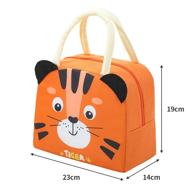 Bolsa de almuerzo infantil térmica con dibujos animados - tela Oxford - imagen 2