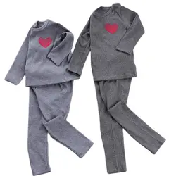 Conjunto top y mallas manga larga infantil acanalado otoño invierno