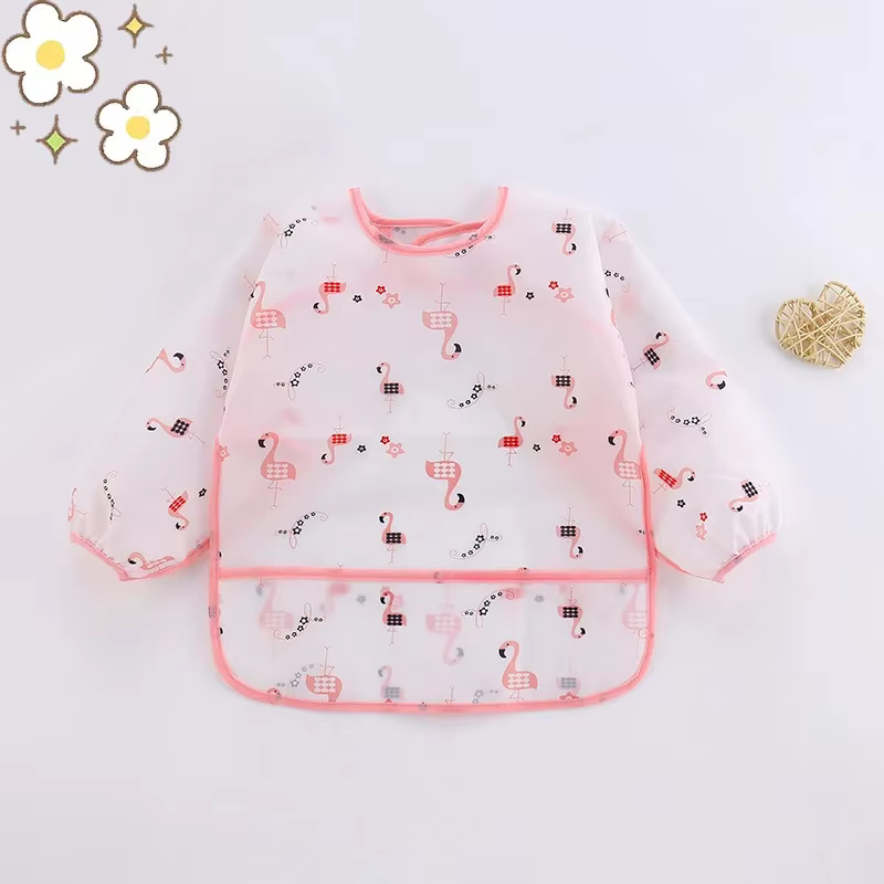 Babero de silicona infantil con dibujos – Impermeable y sin BPA - imagen 2