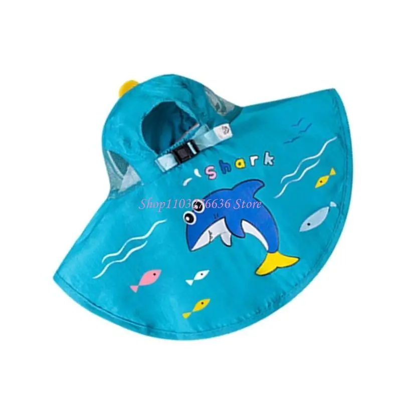 R6FD sombrero de sol infantil tipo cubo plegable para playa - imagen 3