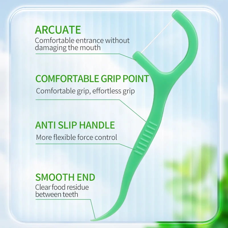 Hilo dental menta – Palitos individuales desechables - imagen 4