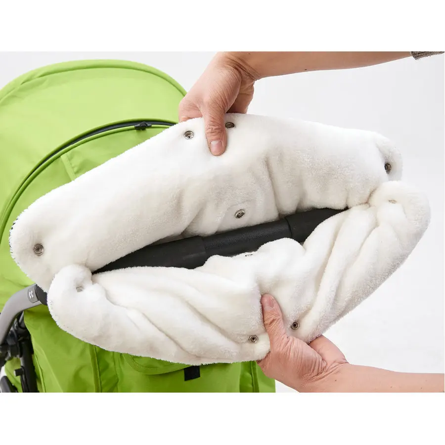 Guantes cochecito bebé lana gruesa – Protección invierno - imagen 3