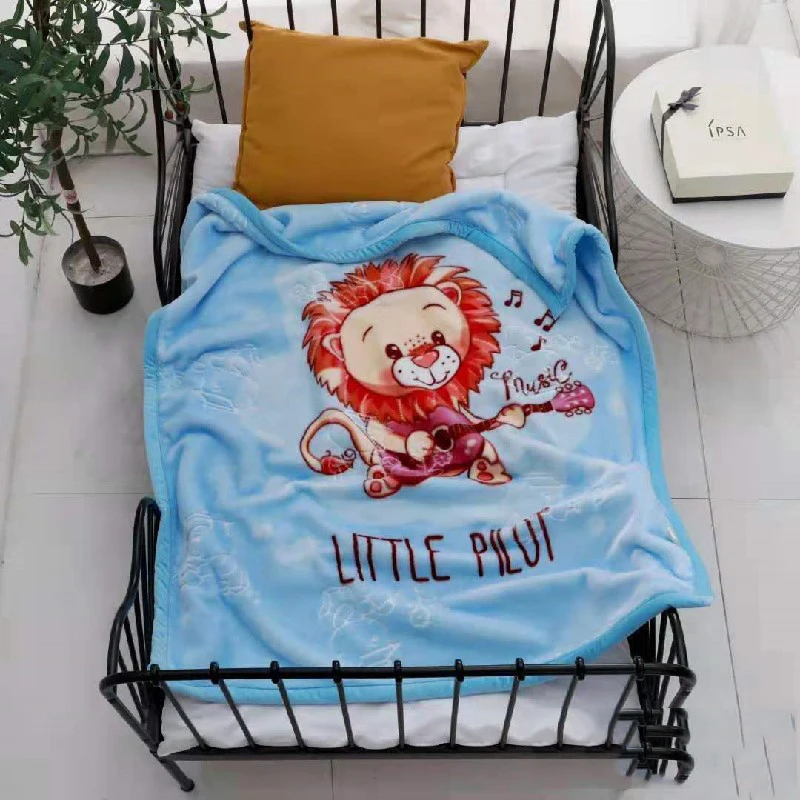 Manta de franela suave para bebé – Transpirable y doble capa para siesta - imagen 5