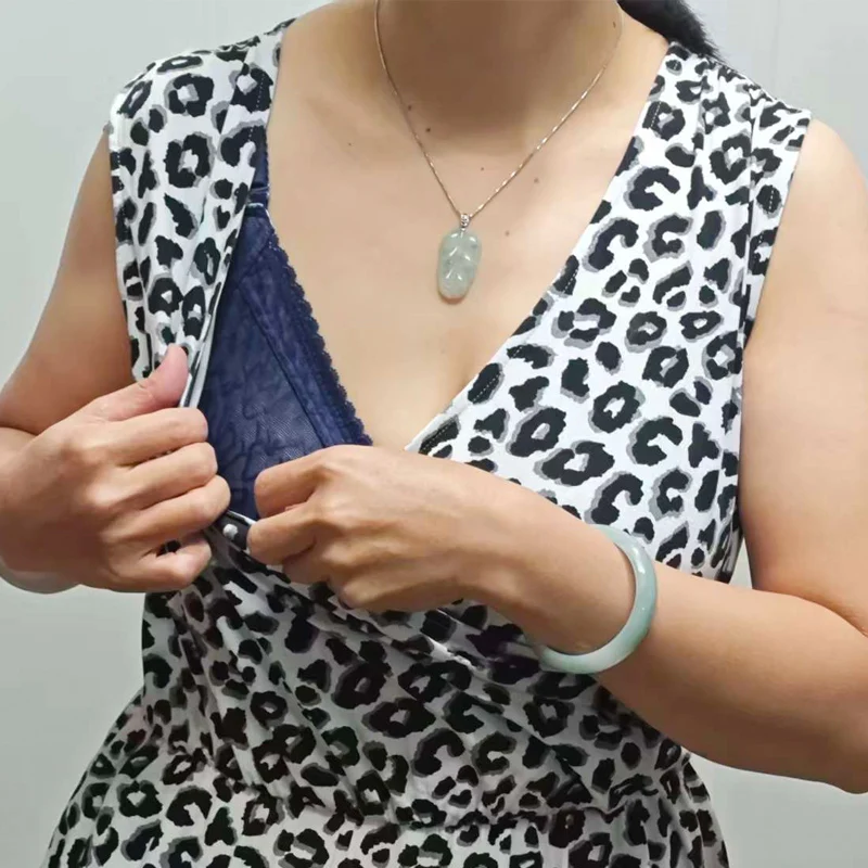 Mono de lactancia veraniego sin mangas, pantalón largo holgado - imagen 4