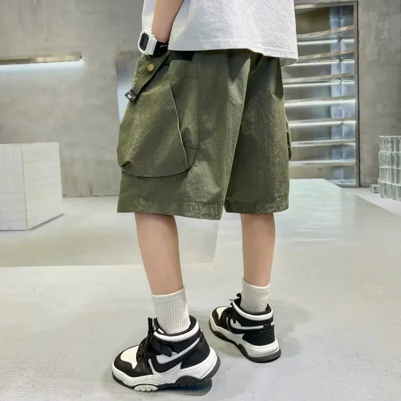 Pantalones cortos de verano para niño – estilo cómodo y bolsillos - imagen 2
