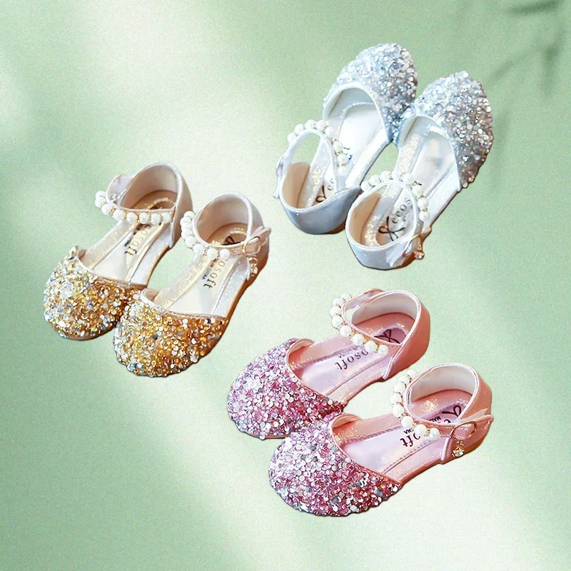 Zapatos planos de princesa para niña con suela flexible - imagen 4
