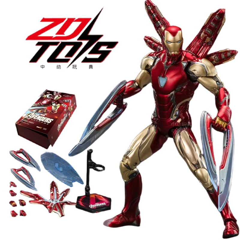 ZD Original figura de acción Iron Man MK85 LED – Juguete Vengadores - imagen 2