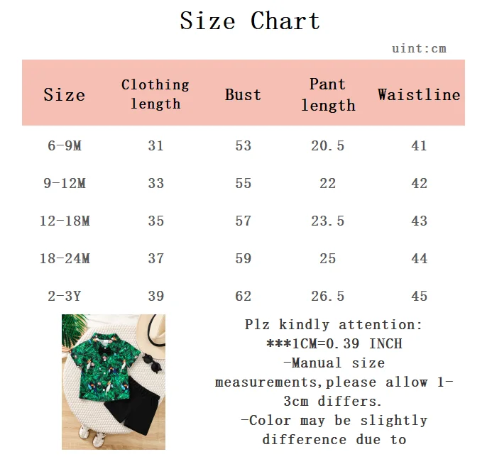 Conjunto de verano tropical para niño: camisa manga corta y bermudas - imagen 5