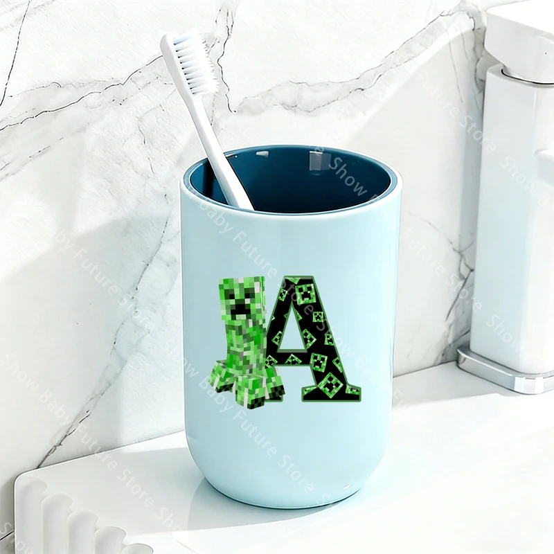 Vaso de enjuague bucal Minecraft kawaii para cepillo dental - imagen 2