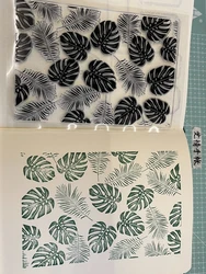 Sello de goma con forma hoja para manualidades infantiles