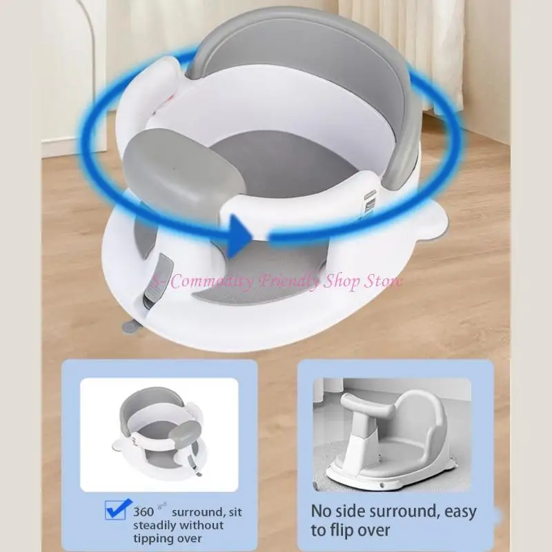 Silla de baño 85AE para bebé: taburete bañera envolvente - imagen 2