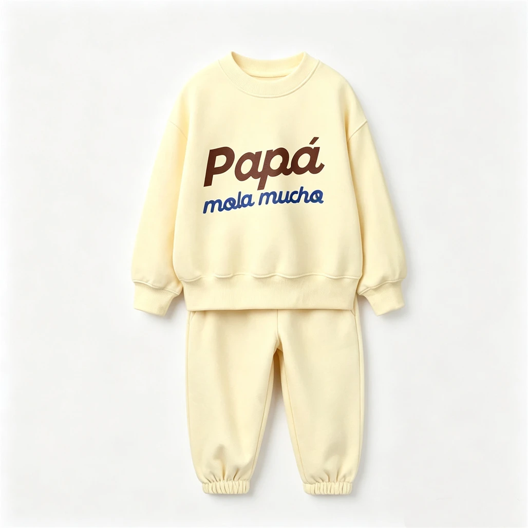 Conjunto de sudadera con capucha y pantalón holgado para niño - imagen 3