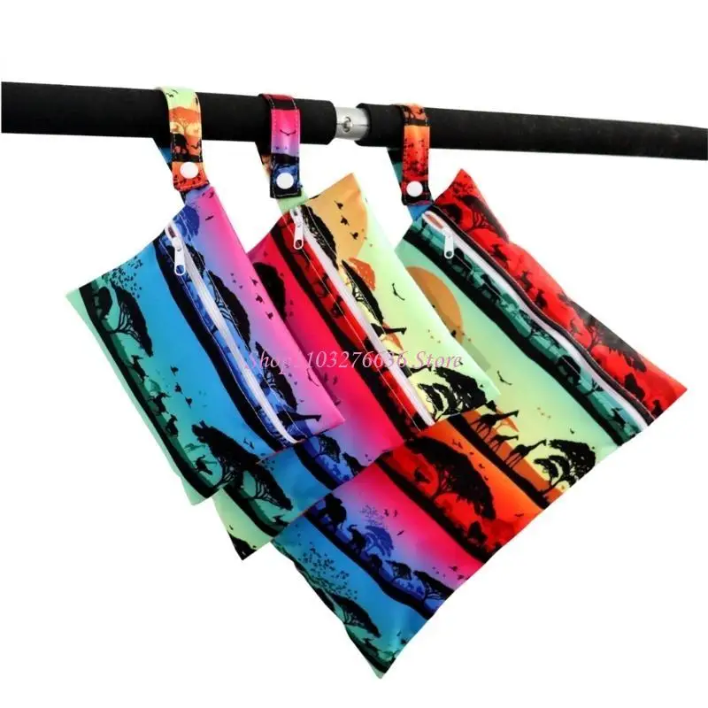 R6FD Bolsas colgantes impermeables reutilizables para pañales y toallitas