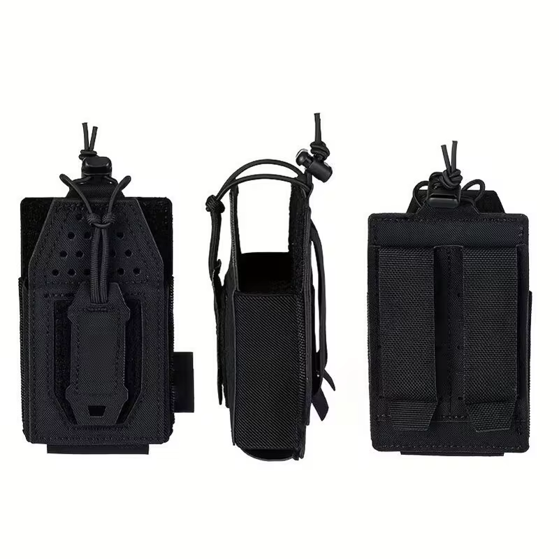 Bolsa táctica para walkie talkie con sistema Molle en exteriores - imagen 4