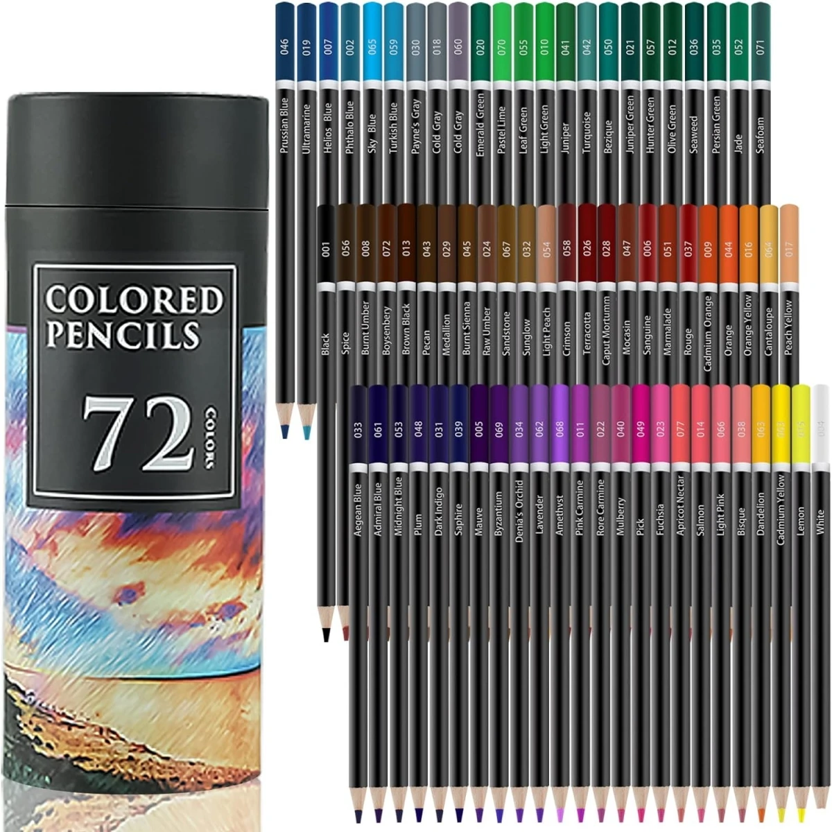 Lápices de colores al óleo para niños - Set artístico para escuela