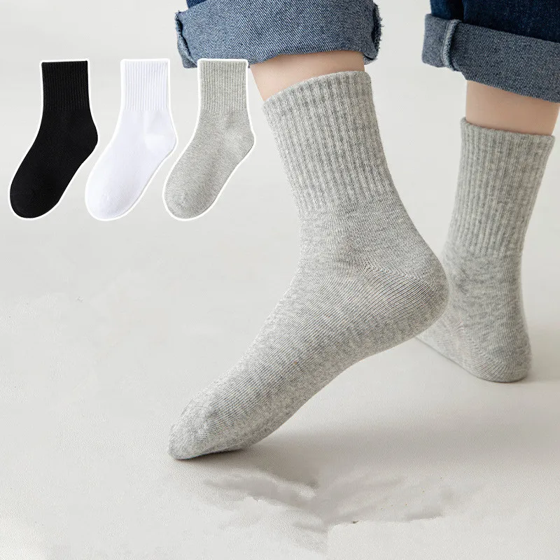 Calcetines deportivos transpirables de algodón suave para niños - imagen 5