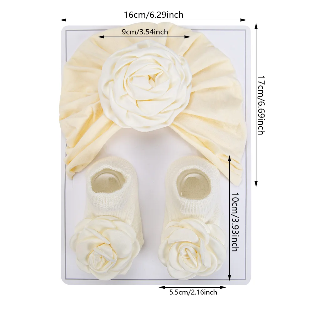 Calcetines bebé con volantes satén liso algodón suave infantil 0-12M - imagen 5