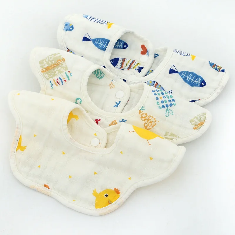 Babero bandana de algodón absorbente para bebé – Suave y antisaliva - imagen 5