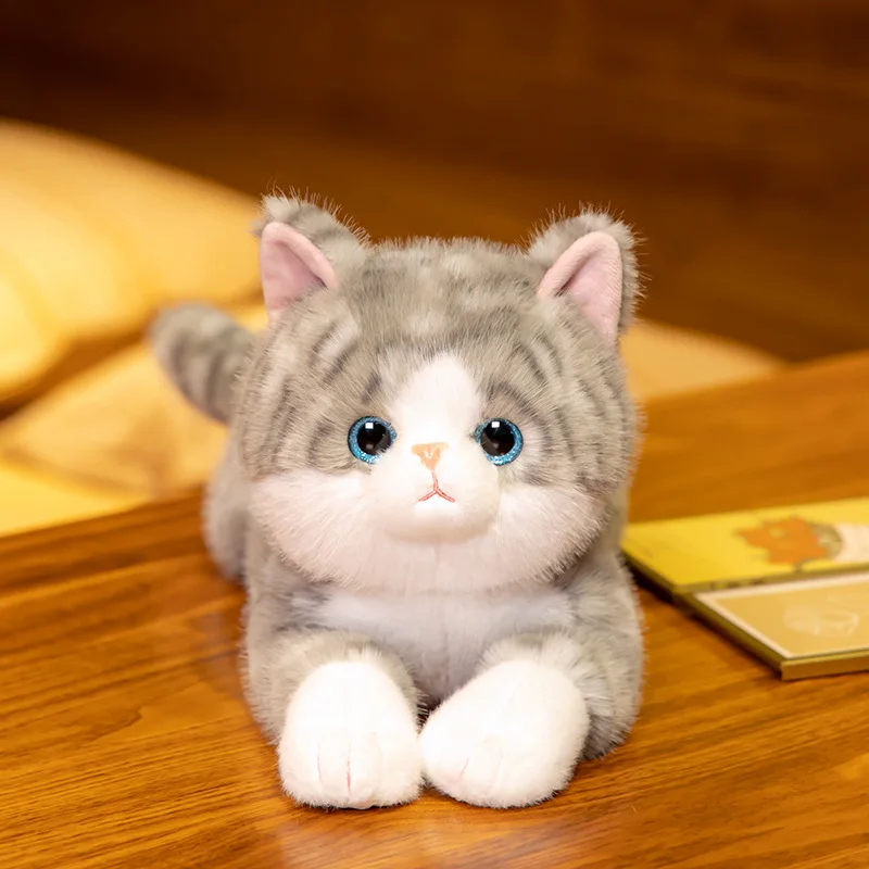 Peluche de gato realista para dormir y decorar el hogar - imagen 2