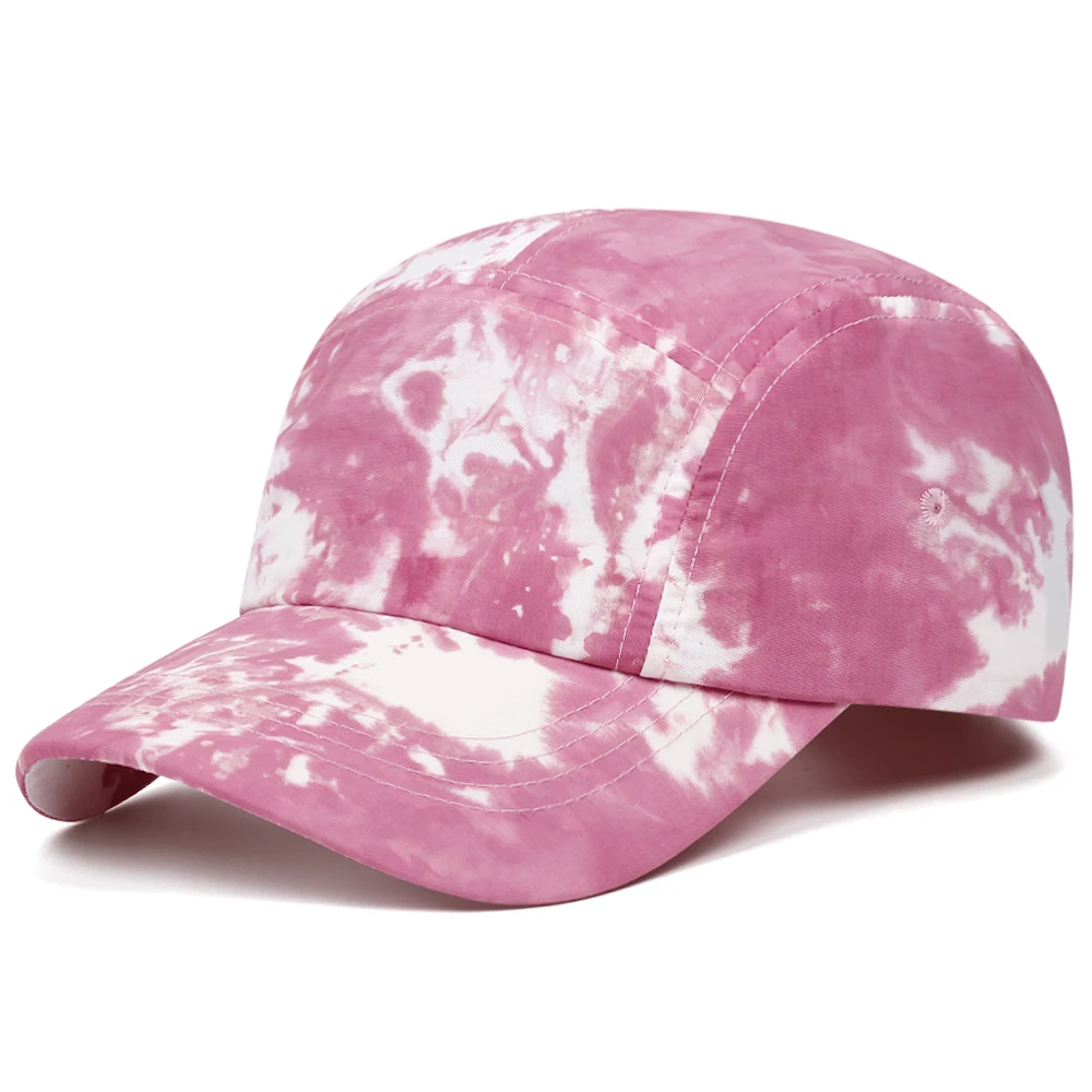 Gorra de béisbol tie-dye de algodón para sol y verano