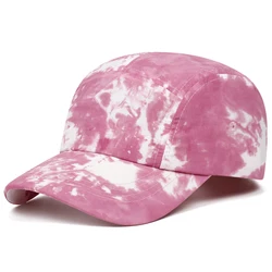 Gorra de béisbol tie-dye de algodón para sol y verano