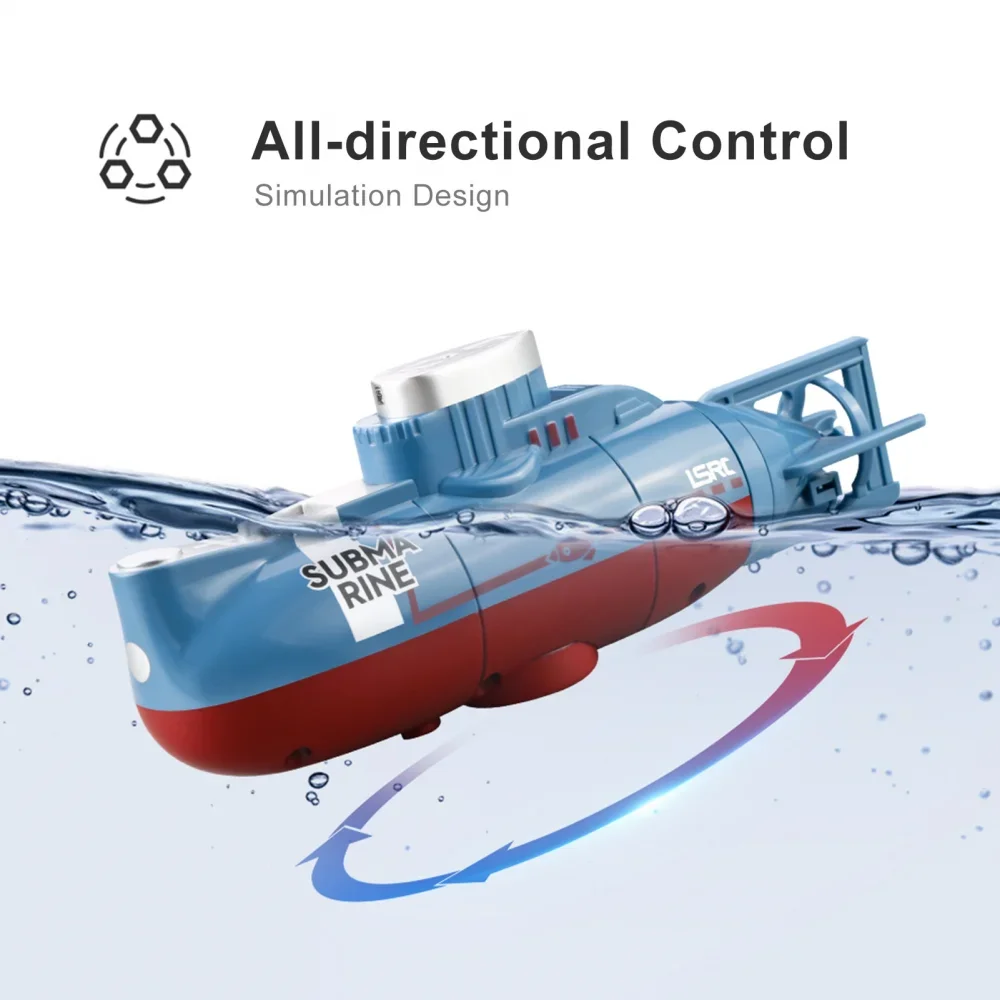 Submarino RC sumergible LSRC Mini con luz LED para niños - imagen 5