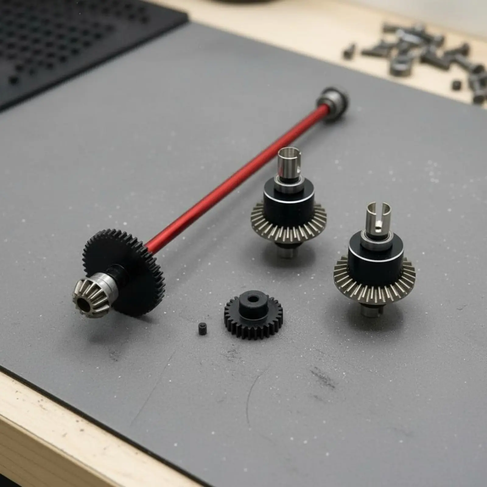 Kit caja de cambios para coche RC engranajes diferenciales metálicos - imagen 4
