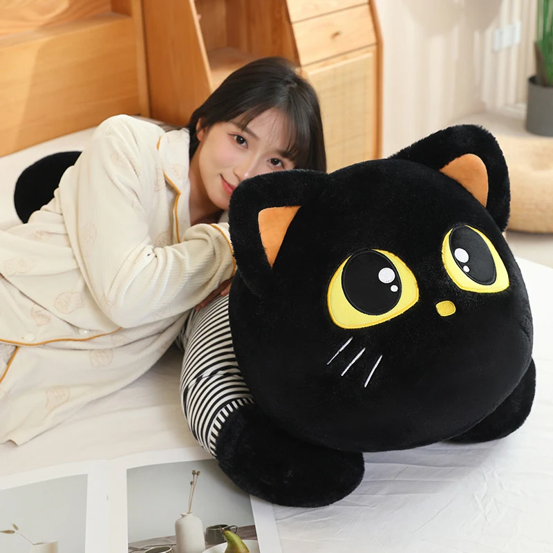 Peluche de gato gigante suave para niños y niñas, regalo de cumpleaños
