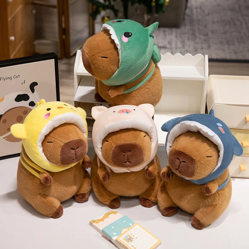 Peluche de capibara suave tipo cosplay para regalo infantil - imagen 5