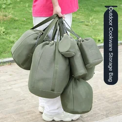 Bolsas organizer de malla con cordón para camping – Pack multicapa