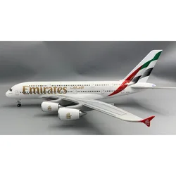 Avión de juguete A380 Emirates con luces y ruedas para regalo