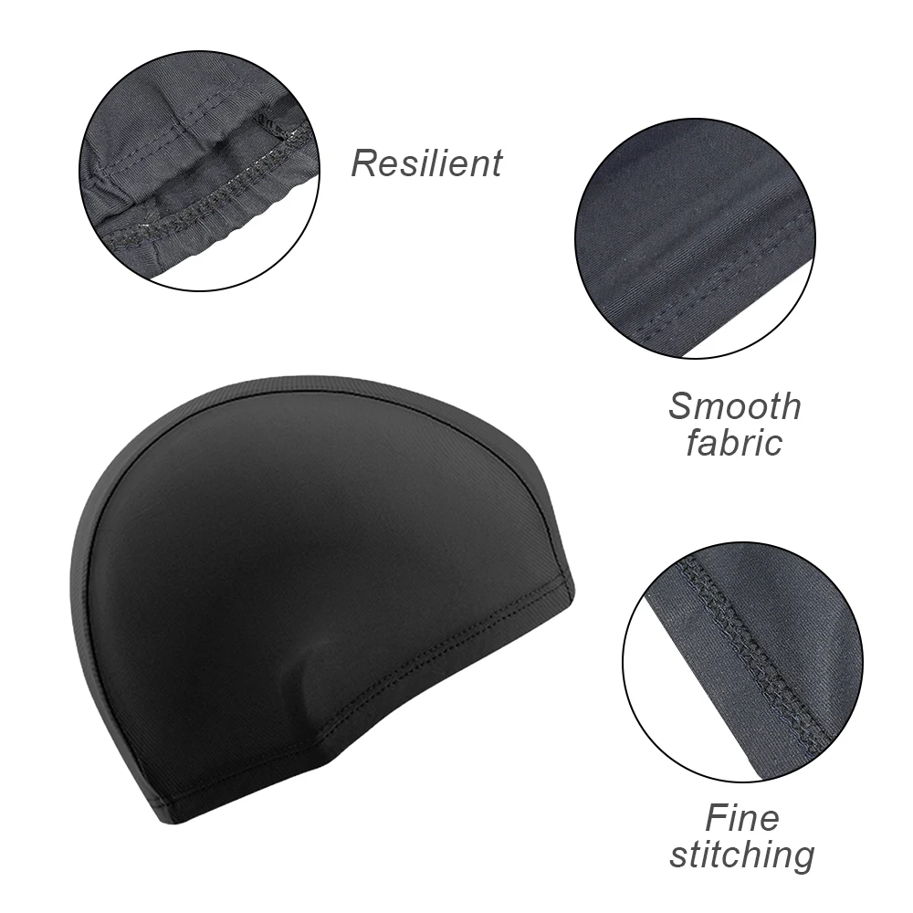 Gorra de natación elástica de poliéster para adultos - imagen 5