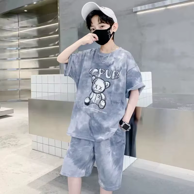 Conjunto deportivo holgado para niños en varios colores