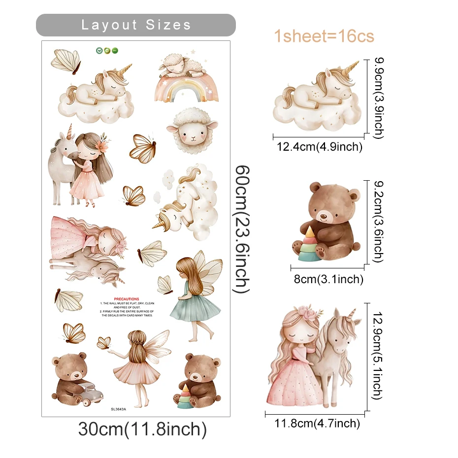 Variedad de elementos decorativos incluidos