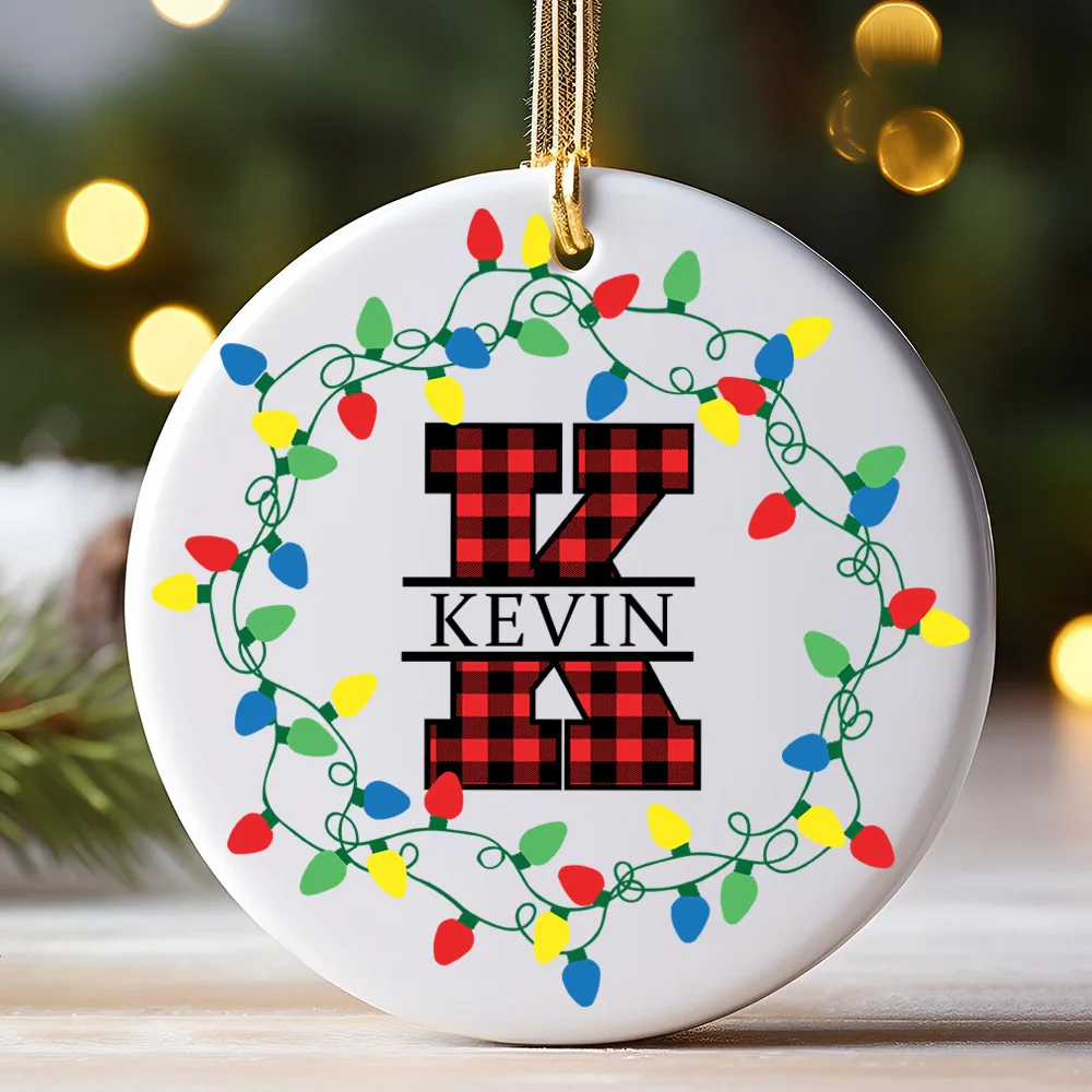 Adorno navideño personalizado con nombre para bebé – Regalo original - imagen 4
