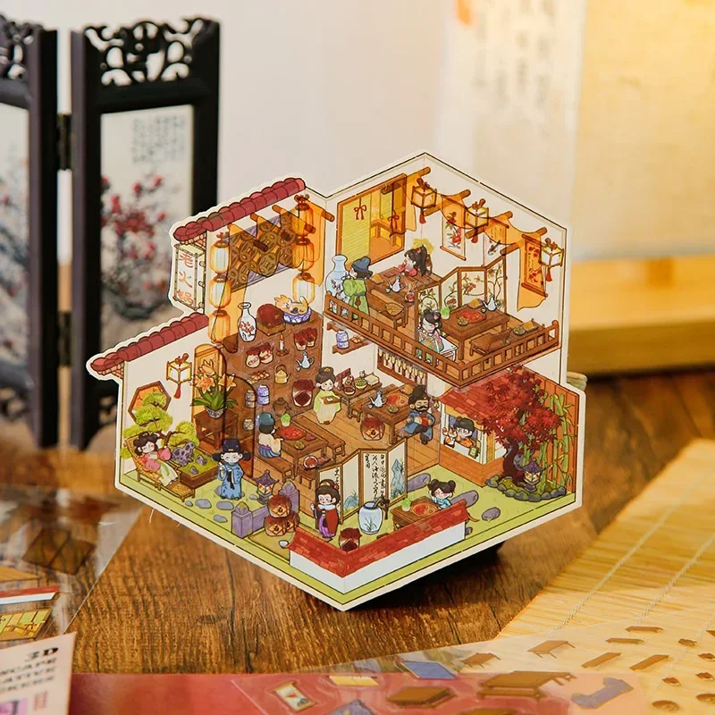 Pegatinas 3D decorativas estilo construcción habitación infantil - imagen 5