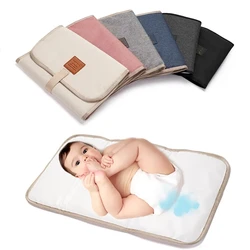 Alfombrilla cambiador portátil impermeable para bebé