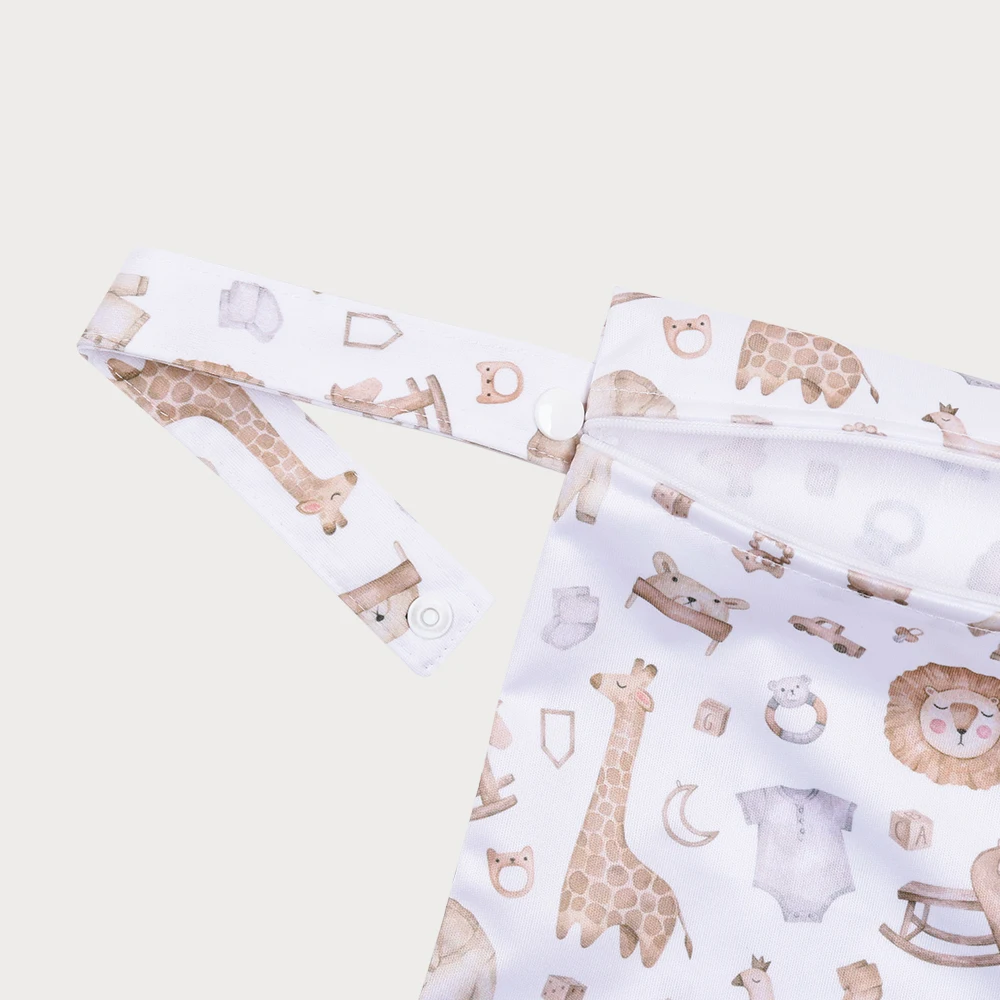 Elinfant Bolsa Pañales Impermeable Doble Neceser Bebé 2 uds - imagen 4