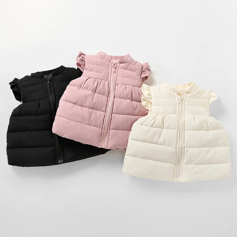 Chaleco de plumón infantil cálido para invierno – Manga mosca - imagen 4