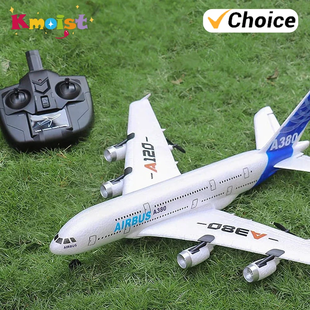 Avión teledirigido Airbus de espuma con giroscopio para niños - imagen 4