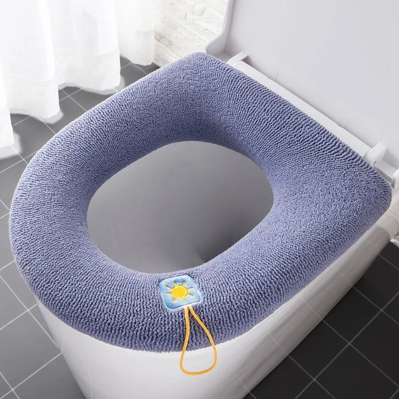 Funda asiento WC infantil antideslizante de punto grueso lavable