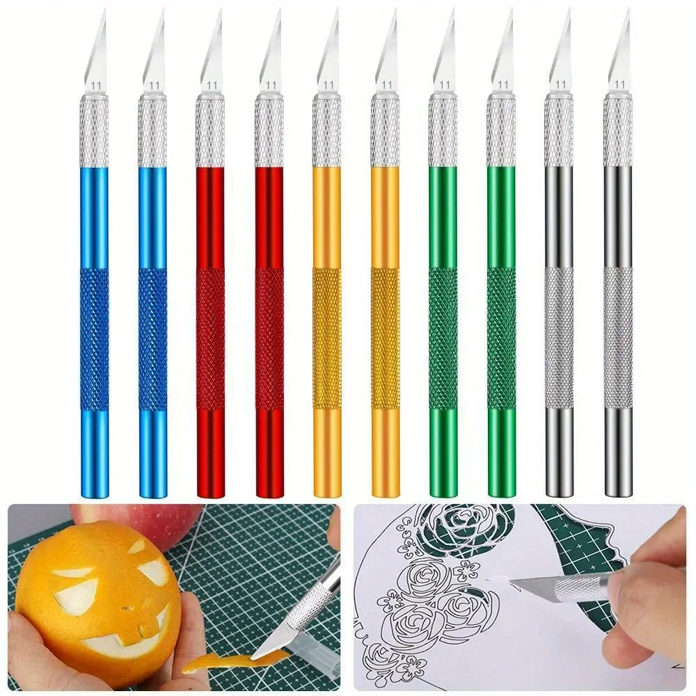Juego de cuchillos para manualidades con hojas de recambio Hobby Exacto - imagen 5
