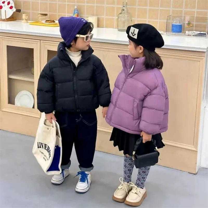 Abrigos de invierno en algodón con cuello levantado unisex - imagen 5
