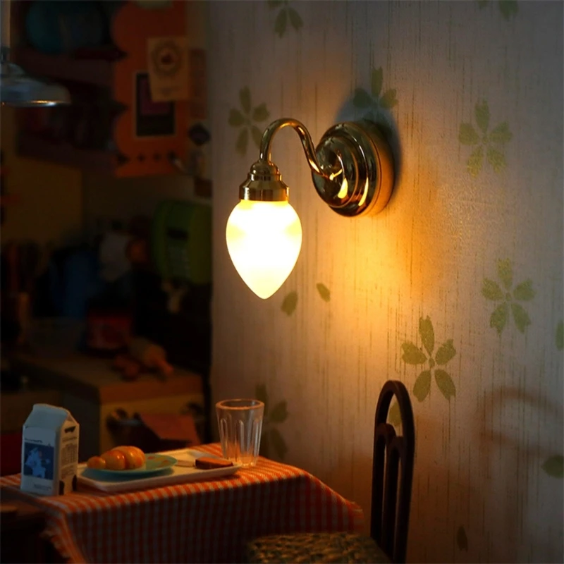 Lámpara infantil de pared con forma de flor – Pantalla cristal mini - imagen 2