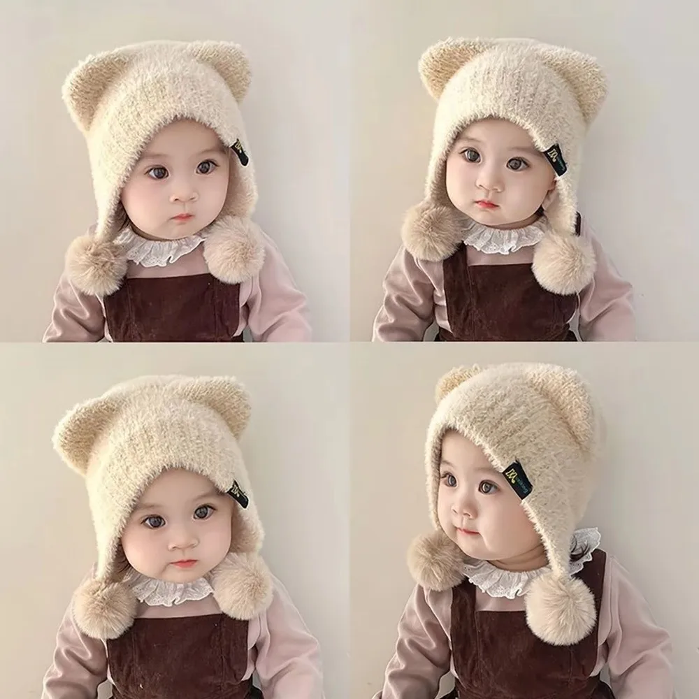 Gorro con orejeras térmico a prueba de viento tejido cálido - imagen 5