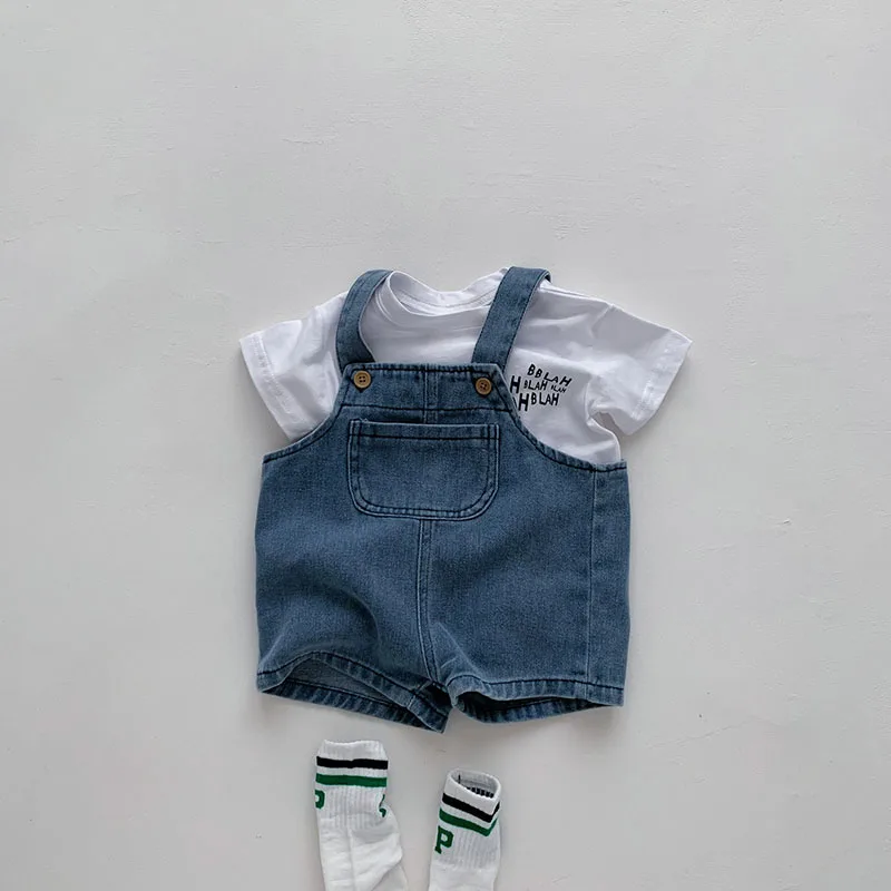 MILANCEL Conjunto Verano Bebé Niña: Camiseta y Pantalones Vaqueros