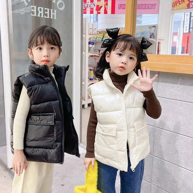 Abrigo impermeable de algodón con cuello alto para niños - imagen 3